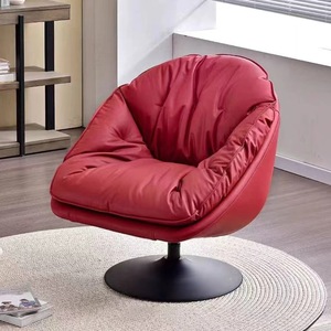 <span class=keywords><strong>Fauteuil</strong></span> pivotant de mode transfrontalière pour petits espaces Chaise de maison de style <span class=keywords><strong>coquille</strong></span> <span class=keywords><strong>d</strong></span>'<span class=keywords><strong>oeuf</strong></span> pour balcon et salon Chaise de canapé confortable - Product Image 3