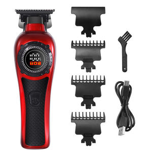 Cortadora de Pelo Profesional para Peluqueros con Motor Silencioso, Pantalla LED, Larga Duración, Uso Inalámbrico y con Cable, para Barbería - Product Image 4