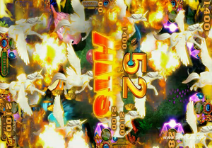 บอร์ดเกมตกปลา tigerfuns Ocean King 3 Golden <span class=keywords><strong>Legend</strong></span> PLUS โต๊ะเกมปลาสำหรับผู้เล่น4/6/8/10สีดำสำหรับสวนสนุก - Product Image 4