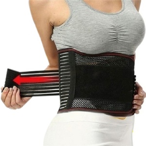 Cintura da allenamento regolabile in vita uomo donna tutore per la parte bassa della schiena supporto per la colonna vertebrale cintura in vita corsetto lombare traspirante ortopedico - Product Image 3