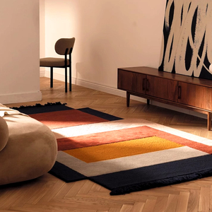 <span class=keywords><strong>Nordique</strong></span> rétro tapis en forme de Style américain moderne à la main irrégulière français chambre chevet couverture pour salon - Product Image 4
