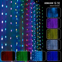 Guirlandes lumineuses de Noël en fil de cuivre, guirlandes lumineuses féériques en fil de cuivre WS2815 12v, guirlande lumineuse à pixels en forme de galets, guirlande lumineuse féérique, Lichterkette