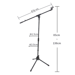 M-300 Factory Mic <strong>Stands</strong> Adjustable <strong>Microphone</strong> <strong>Stand</strong> Professional for Studio Sing Playing Pickup - Product Image 2