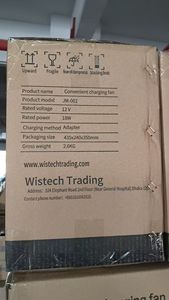 Aglow Ventilateur rechargeable derniers 12 heures stock prêt à Dhaka Bangladesh - Product Image 3