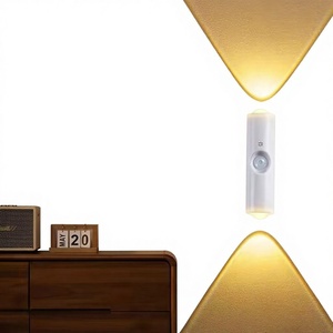 Nueva Lámpara de Pared Magnética LED con <span class=keywords><strong>Sensor</strong></span> de <span class=keywords><strong>Movimiento</strong></span> Inteligente, Recargable, con Forma de Colina, Doble Ojo de Gato, <span class=keywords><strong>Luz</strong></span> Ambiental - Product Image 2