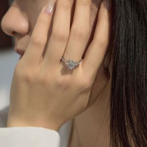 Dylam Fashion <b>Eternity</b> Band Rhodium 18K Gold Plated S925 <b>Silver</b> 5A Cubic Zirconia Heart Love Bow-knot Jewelry <b>Rings</b> for Women - Product Image 2