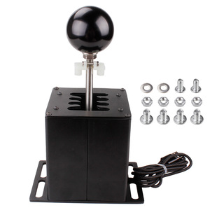 Simulateur de changement de vitesse pour jeux de course, levier de vitesses manuel en forme de H pour Logitech G27 G29 T300 PC, câblé, en alliage d'aluminium - Product Image 1