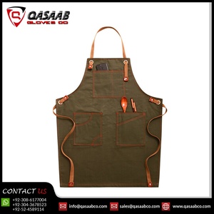 Moda de mujer transpirable impermeable barbería restaurante tienda de té peluquería-manicura trabajo-correas Baberos de vaquero delantales de cocina - Product Image 4