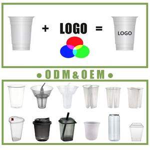 أكواب قهوة باردة شفافة قابلة للتحلل 12/أونصة أكواب مشروبات للاستعمال مرة واحدة 98 أو للشاي والمشروبات لوازم متاجر القهوة - Product Image 3