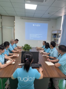 ฟิล์มกันรอยกระจกนิรภัย Nuglas Anti Shock Dirt Resistant 9H แบบใสเต็มจอ สำหรับ <span class=keywords><strong>iPhone</strong></span> 18 Pro <span class=keywords><strong>Max</strong></span> Fold Ultra - Product Image 6