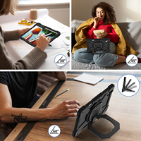 Étui antichoc pour Lenovo Idea Tab Pro Gen 2 TB390 Xiaoxin Pro 13 Pro GT 13 avec support rotatif à 360°, sangle d'épaule et porte-stylo OEM ODM
