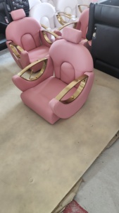 Vendita calda a buon mercato all'ingrosso moderno rosa <span class=keywords><strong>parrucchiere</strong></span> Styling barbiere sedia <span class=keywords><strong>parrucchiere</strong></span> <span class=keywords><strong>donna</strong></span> <span class=keywords><strong>parrucchiere</strong></span> salone delle signore in acciaio inox - Product Image 4
