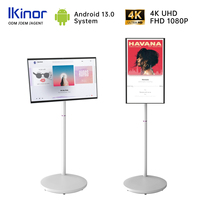 Pantalla Inteligente Portátil Inalámbrica de 24 Pulgadas, Sistema Android, 4-6 Horas de Duración, Pantalla Mate Anti-Reflejos, Resolución 4K Full HD, 40-75Hz
