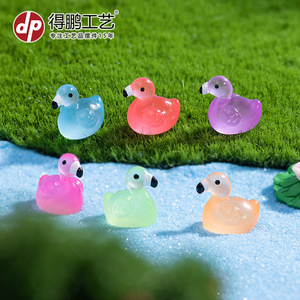 Dp Duck Resin <b>Miniature</b> Decorative Figurine For Home Decoration Artistic Craft Gift - Product Image 2