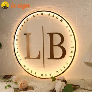 Resin Led Sign Mobile Phone Shop Name Sign Stainless Steel Metal Polishing Resin Frontlit LED Letters Sign