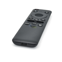Télécommande vocale à code fixe BN59-01432J pour téléviseur intelligent QLED 2021, 433 MHz, 4 boutons, sans fil, fonctionne avec des piles AAA, portée de 8 mètres