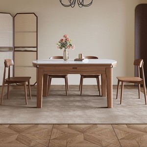 Ensemble de table <span class=keywords><strong>à</strong></span> <span class=keywords><strong>manger</strong></span> moderne avec plateau en pierre : table extensible pliante en bois massif, idéale pour les cuisines <span class=keywords><strong>et</strong></span> salles <span class=keywords><strong>à</strong></span> <span class=keywords><strong>manger</strong></span> <span class=keywords><strong>à</strong></span> domicile - Product Image 5