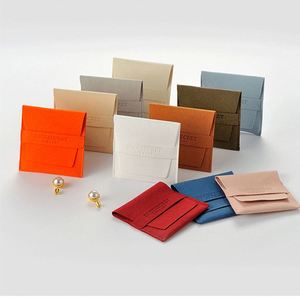 Pochette en microfibre de haute qualité 7x7cm, portable, pour pièces commémoratives, broches, emballage cadeau - Product Image 5
