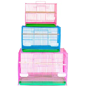 Hot Sale Birds Perrot Cage Safe House Steel Foldable Pigeon Baskets Cages