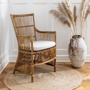 Mayorista de alta calidad Nuevo diseño Niza Cómoda sala de estar Silla de ratán con cojín Hecho <span class=keywords><strong>en</strong></span> China - Product Image 1