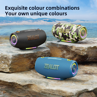 Enceinte de fête sans fil 100W avec batterie externe et lumière RGB, résistance à l'eau IPX6, batterie 24000mAh, appairage TWS, Type-C, pour l'extérieur