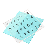 Vente en gros d'usine, panneau en acrylique blanc transparent personnalisé imprimé UV, découpe et impression