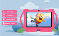 Tableta Android barata de 7 pulgadas para niños. Tableta wifi para niños africanos, tabletas de aprendizaje, personalización directa de fábrica
