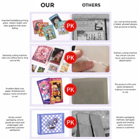 Cartes de jeu TCG holographiques personnalisées, écologiques, recyclables, imprimées recto-verso, papier 350 g/m², Shenzhou