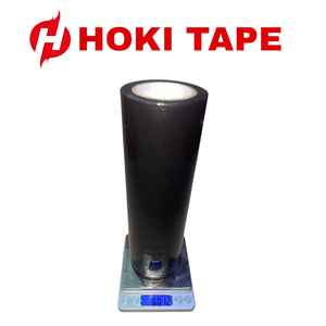 High Quality Black Stretch Film 25cm X 100m <b>LLDPE</b> PE Material Glossy Logo Roll Available 30cm 50cm for All Packaging Needs - Product Image 2