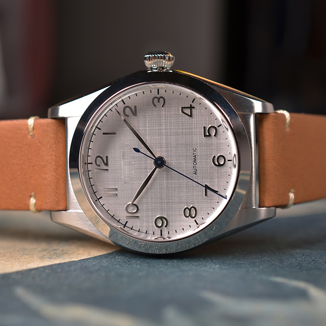 Custom logo Factory Price Low Moq Vintage Retro Automatic Mechanical 20atm Dress Minimalist Stainless Steel Watch Men for Sale