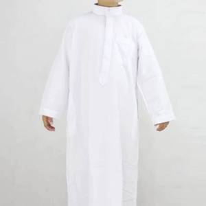 Cómodo albornoz para niño con cuello alto, de polietersulfona lavada, antiestático, transpirable, apto para todas las estaciones. - Product Image 1