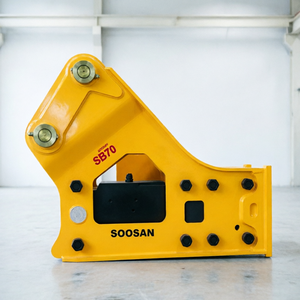 SOOSAN SB70 Brise-roche hydraulique latéral avec burin de 135 mm pour excavatrices de 16 à 21 tonnes, composants principaux du corps, Shandong - Product Image 1