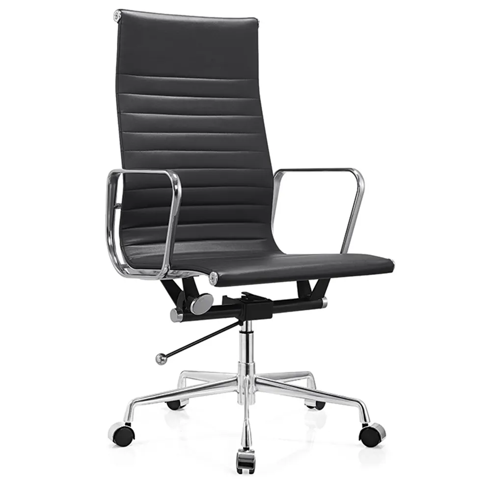 Pivotant en aluminium chaise bureau fonctionne chaise haute direction ergonomique ordinateur chaise de bureau