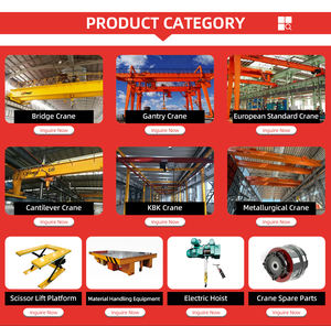 رافعة جسرية كهربائية مزدوجة العارضة من نوع LDA مع نظام سير علوي ومحرك PLC وارتفاع رفع 25 متر وسعة 10 أطنان - Product Image 4