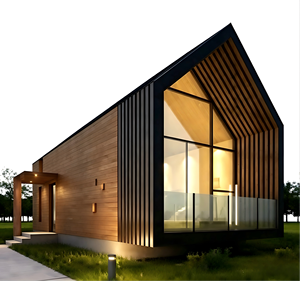 Casa Triangular Grande de Estructura de Acero Moderna y Transpirable, Personalizada, para <span class=keywords><strong>Tienda</strong></span> de <span class=keywords><strong>Ropa</strong></span> Especializada, Uso en Dormitorio y Cocina - Product Image 3