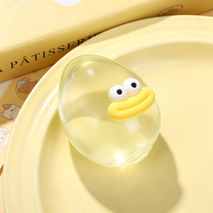 Jouets sensoriels anti-stress en TPR en forme d'œuf à grande bouche de dessin animé mignon - Product Image 3