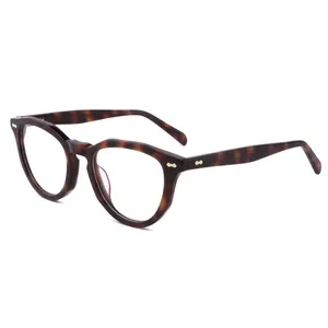 New Products Fashion High Quality Oval Acetate Eyeglasses Frames Optic Women