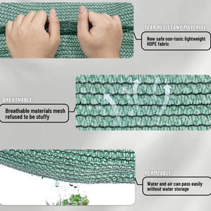 <span class=keywords><strong>Filet</strong></span> d'ombrage vert foncé avec œillets, toile de protection solaire en maille <span class=keywords><strong>pour</strong></span> jardin, couverture de plantes, serre et <span class=keywords><strong>terrasse</strong></span> - Product Image 4