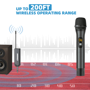 <span class=keywords><strong>ไม</strong></span>โครโฟนไร้สาย UHF 2 in 1 สำหรับการรายงานข่าวเคลื่อนที่ ปี 2025 - Product Image 2