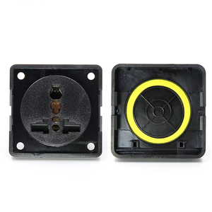 Couvercle noir avec blocage poussiéreux, <span class=keywords><strong>prise</strong></span> extérieure sans trou de vis, <span class=keywords><strong>prise</strong></span> étanche multifonctionnelle, <span class=keywords><strong>prise</strong></span> de câblage de salle de bain marine - Product Image 6