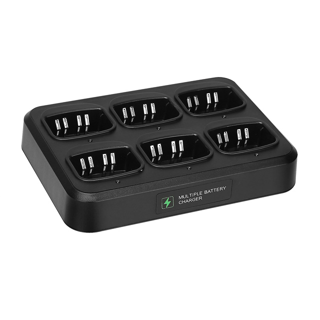Ready Stock Cheap Six-way Charger Single-Row Rapid Charger for GP328/338/GP340/GP360 GP320 HT1250 MTX8250 PRO5150 Walkie Talkie