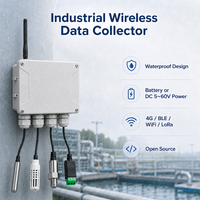 Colector de Datos Inalámbrico Industrial con Interfaces RS485 Modbus 4-20mA ADC I2C para Automatización de Fábrica y Monitoreo IoT