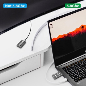 เครื่องส่งและรับสัญญาณภาพแบบไร้สาย Mini HD สำหรับถ่ายทอดสด 5.8Ghz 1080P สำหรับกล้อง DSLR เชื่อมต่อกับโปรเจคเตอร์ - Product Image 6