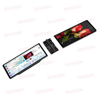 Android 12.3 Zoll Dual Screen 2.5K HD Autoradio für Universal Car Touchscreen mit Qualcomm CPU Carplay Multifunktional