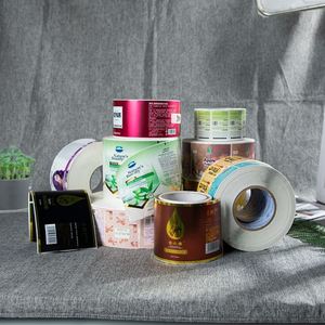 Etiquetas Adhesivas Circulares Personalizadas para Alimentos, con Dibujos Animados, Resistentes al Agua, Impresión de Etiquetas en Rollo con Logotipo de Marca Personalizada - Product Image 4