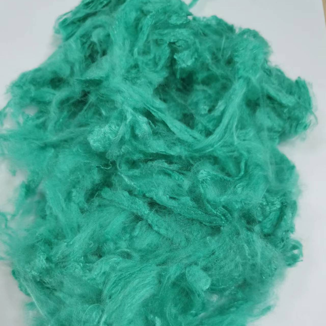 China Factory High Quality dyed Viscose Rayon Staple Fiber colors for Spinning yarn and nonwoven fabric