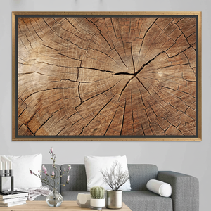 Elegant Brown Canvas Print: Artistic Christmas Decor Wall Art,<b>GOLD</b> <b>FRAMED</b> CANVAS - Product Image 2