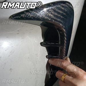 1Pair Carbon Fiber Car Rear Bumper Spoiler Canards <b>Splitter</b> for BMW 3-Series G20 G28 2019 2020 2021 2022 Car Styling - Product Image 6