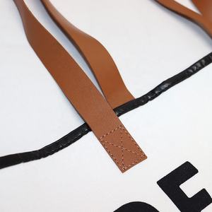 Nouvelle arrivée, vente en gros de mode, sac fourre-tout décontracté en toile écologique avec fermeture éclair, sac de plage pour le collège - Product Image 5