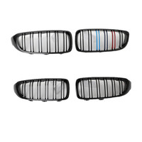 Grilles en fibre de carbone f32 pour BMW série 3 F30 mise à niveau noir brillant mat noir transfert d'eau Full Star M couleur f32 calandre avant
